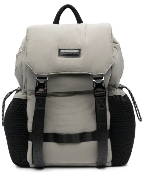 Emporio Armani wrinkled nylon backpack