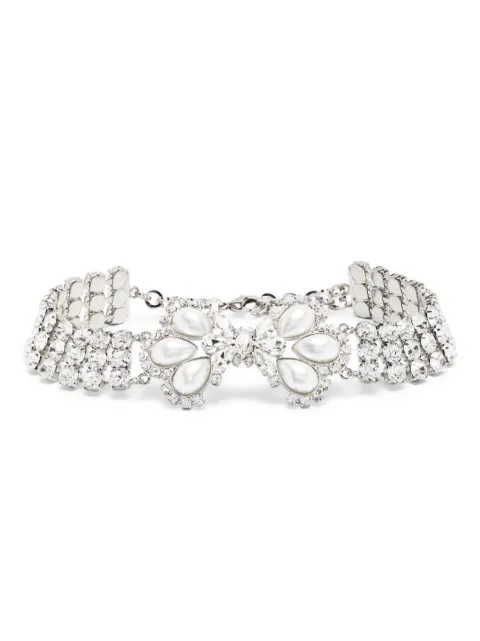 Alessandra Rich crystal-embellished choker necklace
