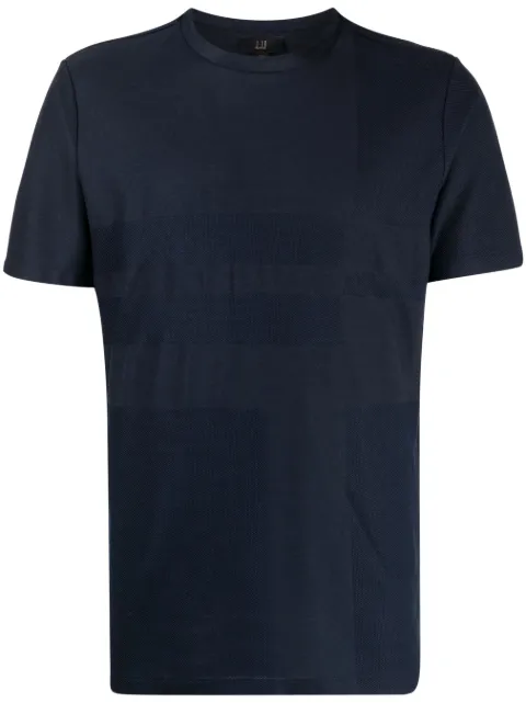 Dunhill jacquard crew-neck T-shirt