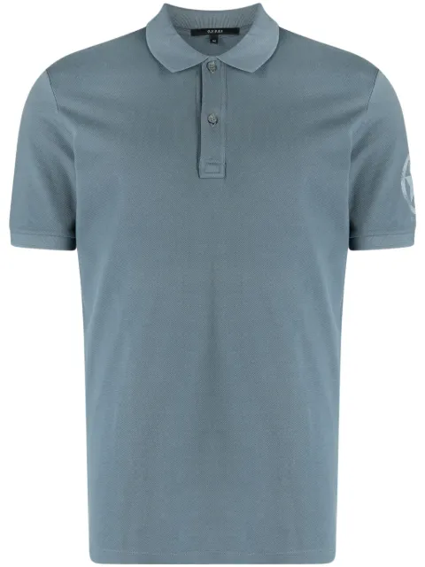 Gucci logo-print cotton polo shirt