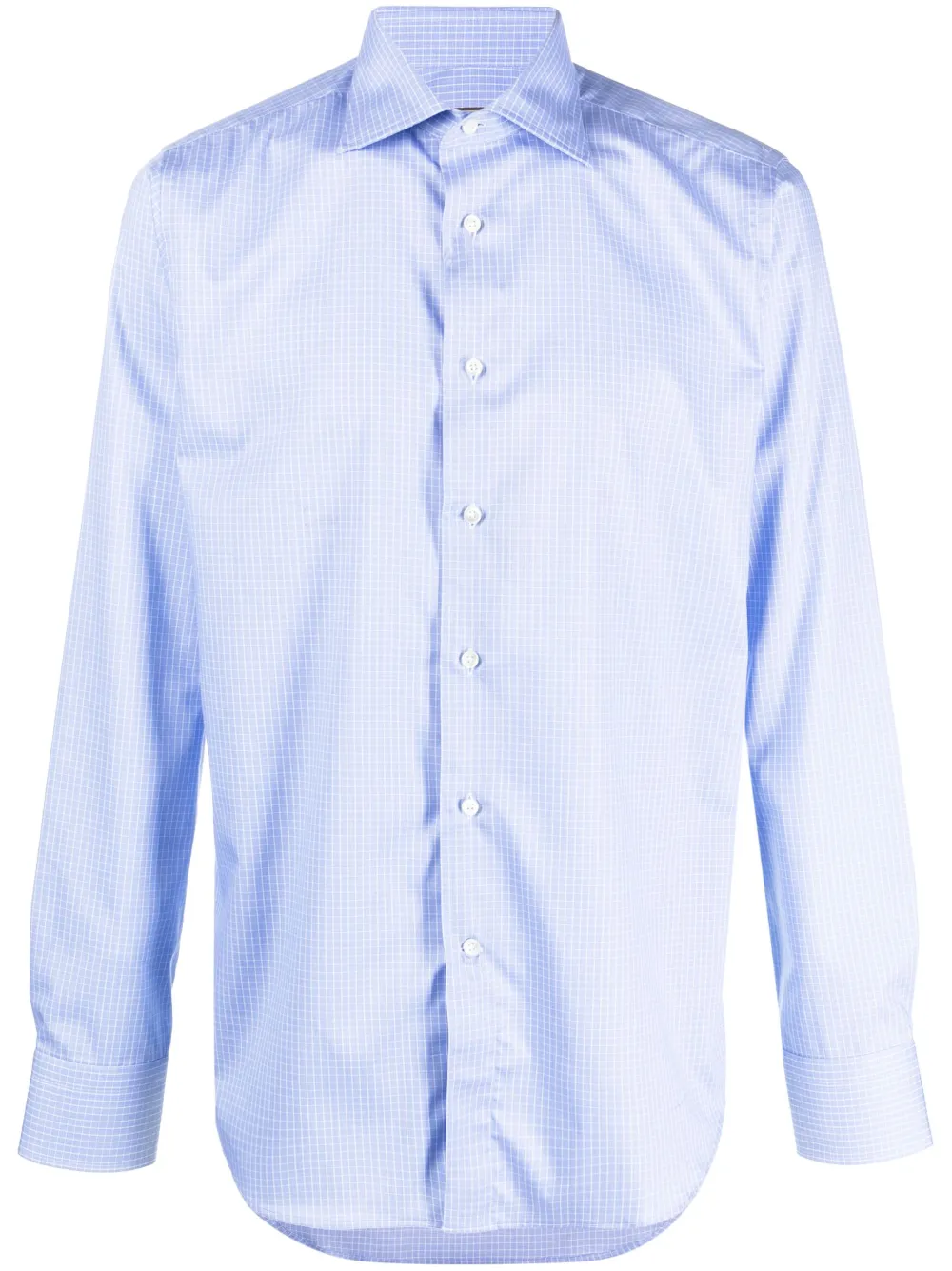 Canali Langärmeliges Hemd | Blau | Image 1