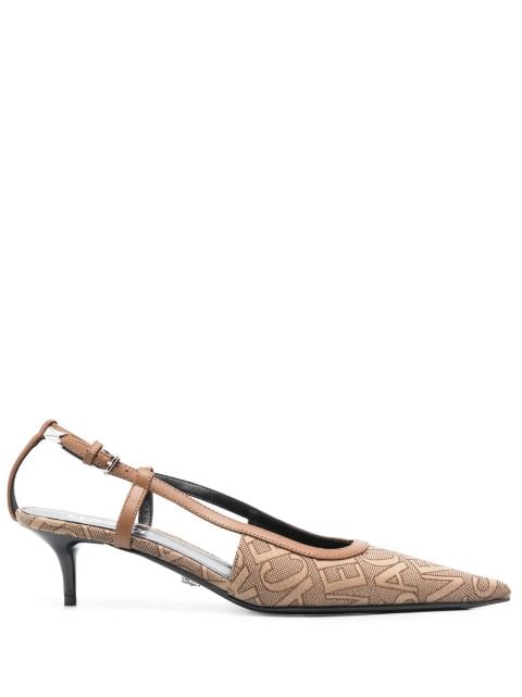 Versace Allover-jacquard 65mm pumps