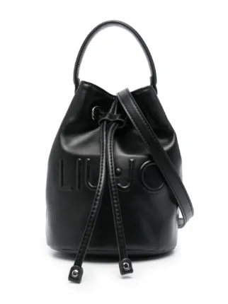 Liu Jo Kids Borsa a Secchiello Con Logo Goffrato Nero FARFETCH IT