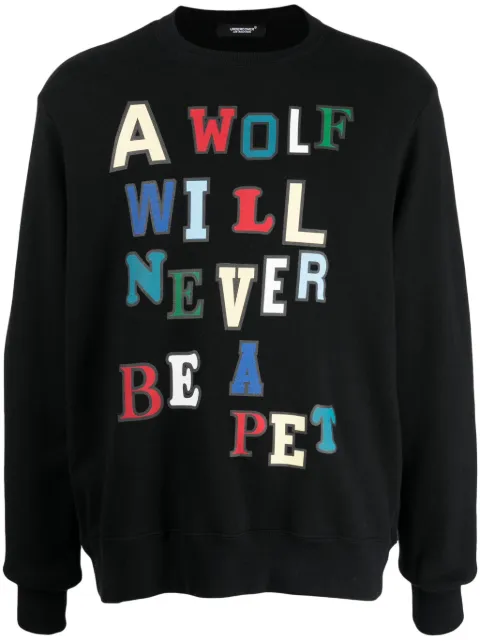 Undercover playera con eslogan estampado