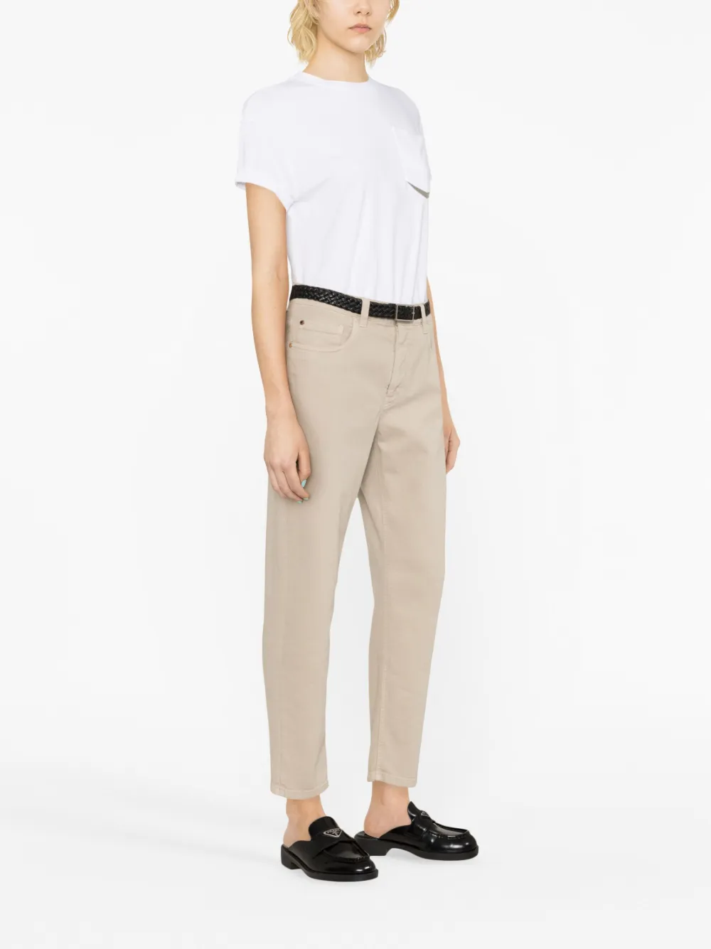 Brunello Cucinelli Monili Chain-detail T-shirt In White