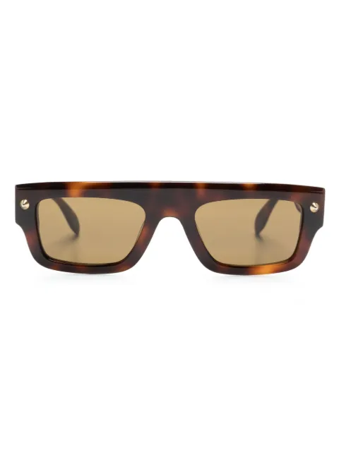 Alexander McQueen Eyewear Spike Studs rectangular-frame sunglasses