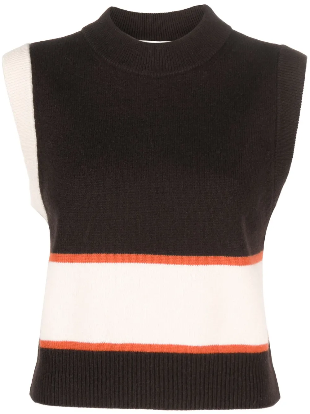 DESTREE Frida colour-block knitted vest