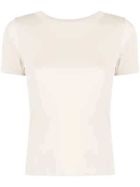 FLORE FLORE Car T-Shirt mit rundem Ausschnitt