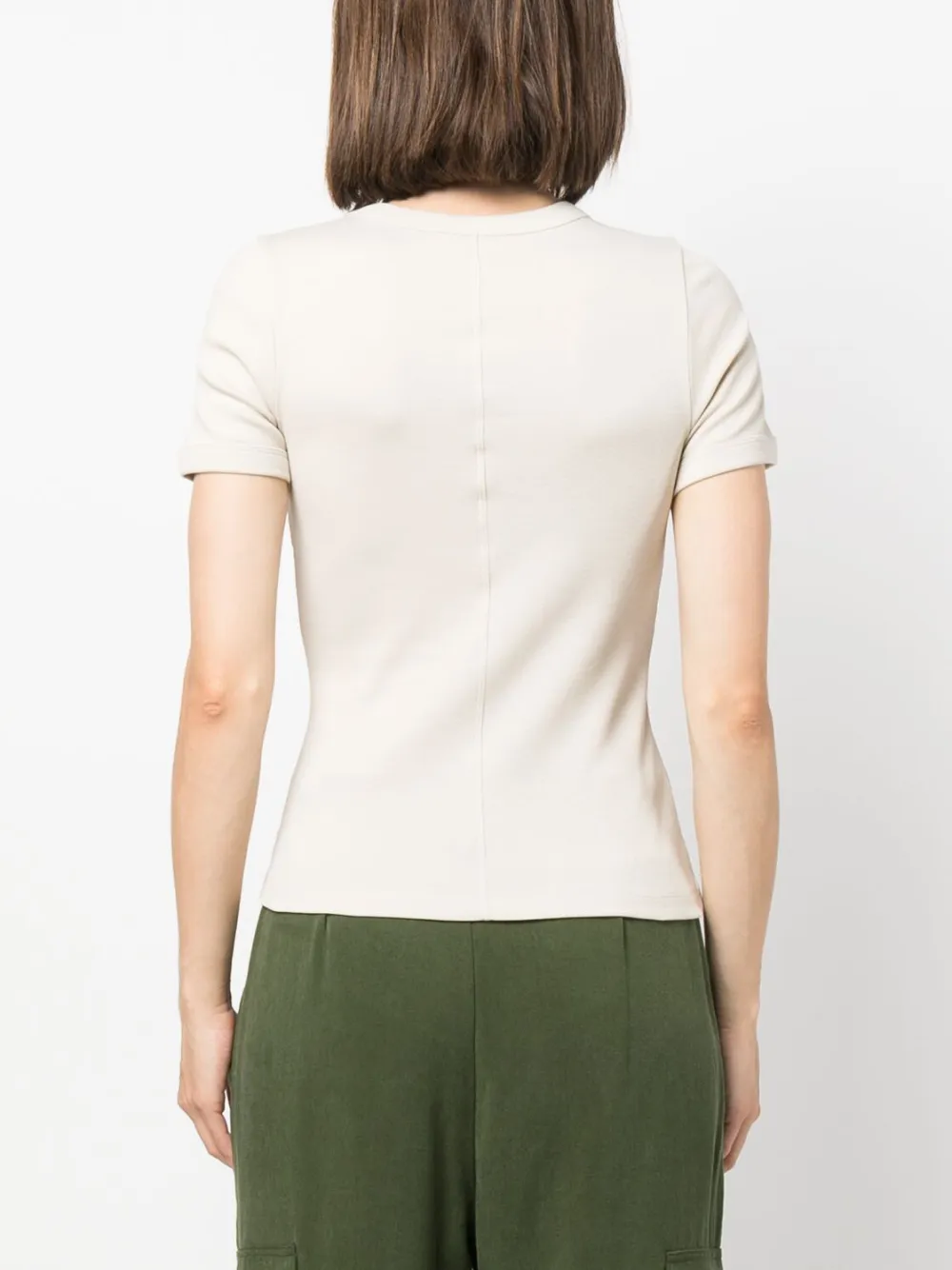 Flore Flore Car Crew-neck Cotton T-shirt In Neutrals