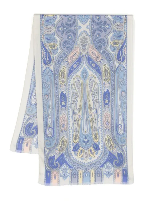 ETRO paisley-print cashmere-silk blend scarf