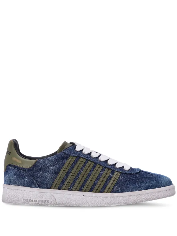 Dsquared2 Tenis Bajos De Mezclilla Con Agujetas Farfetch