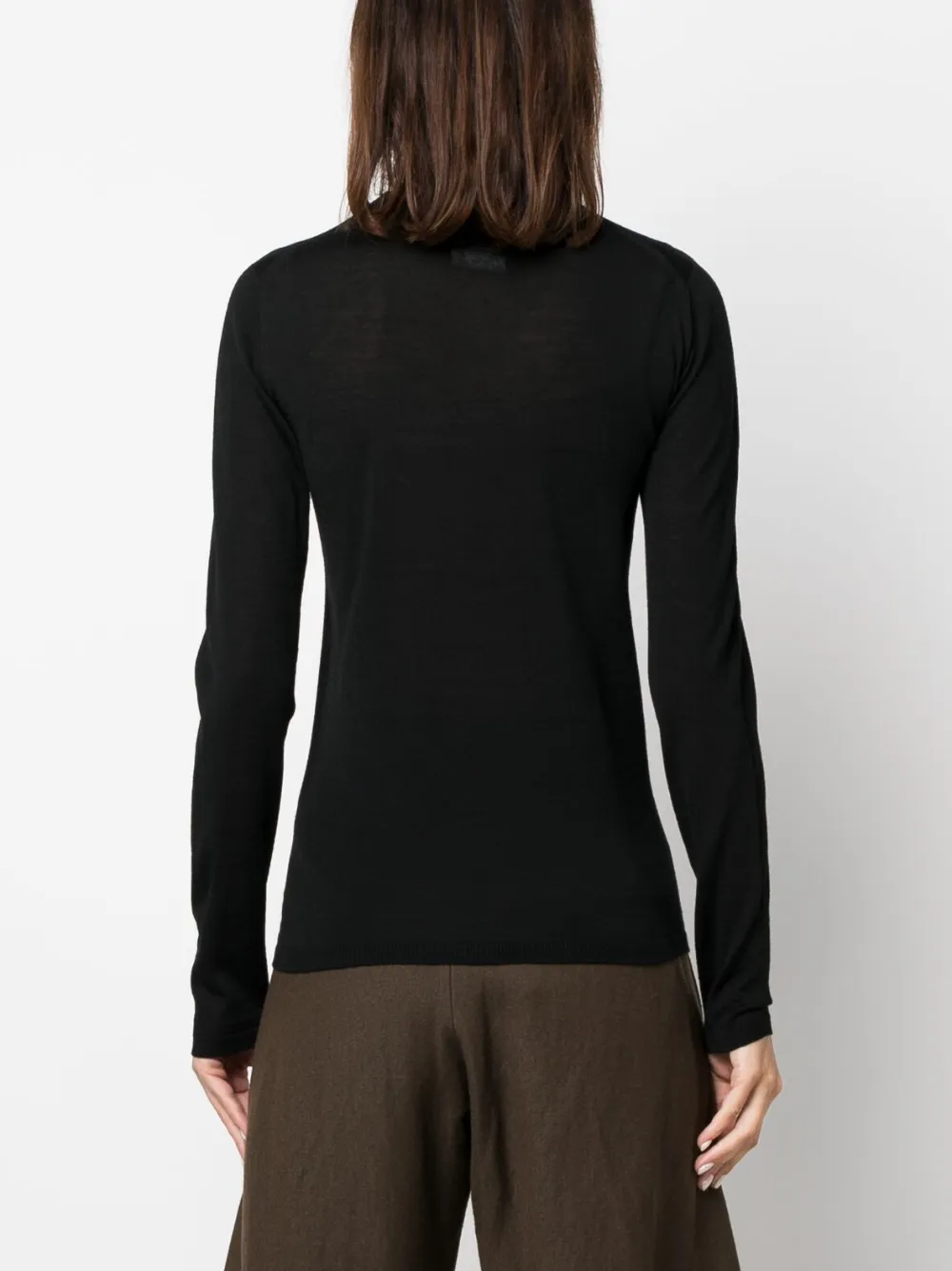 Max Mara Trui met ronde hals Zwart