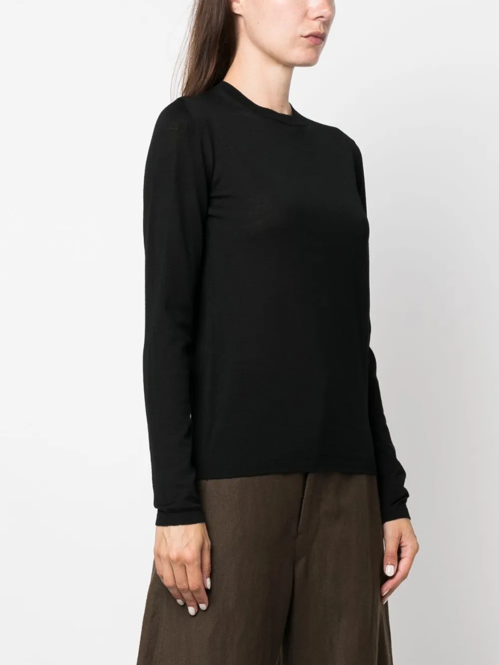 Max Mara Trui met ronde hals Zwart