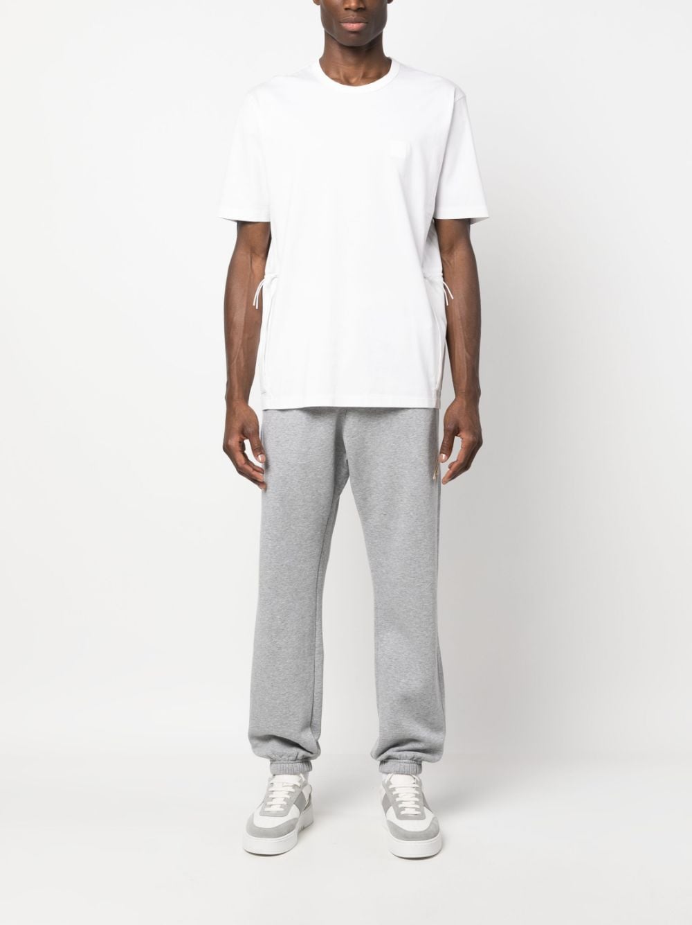 Autry logo-embroidered cotton track pants - Grijs