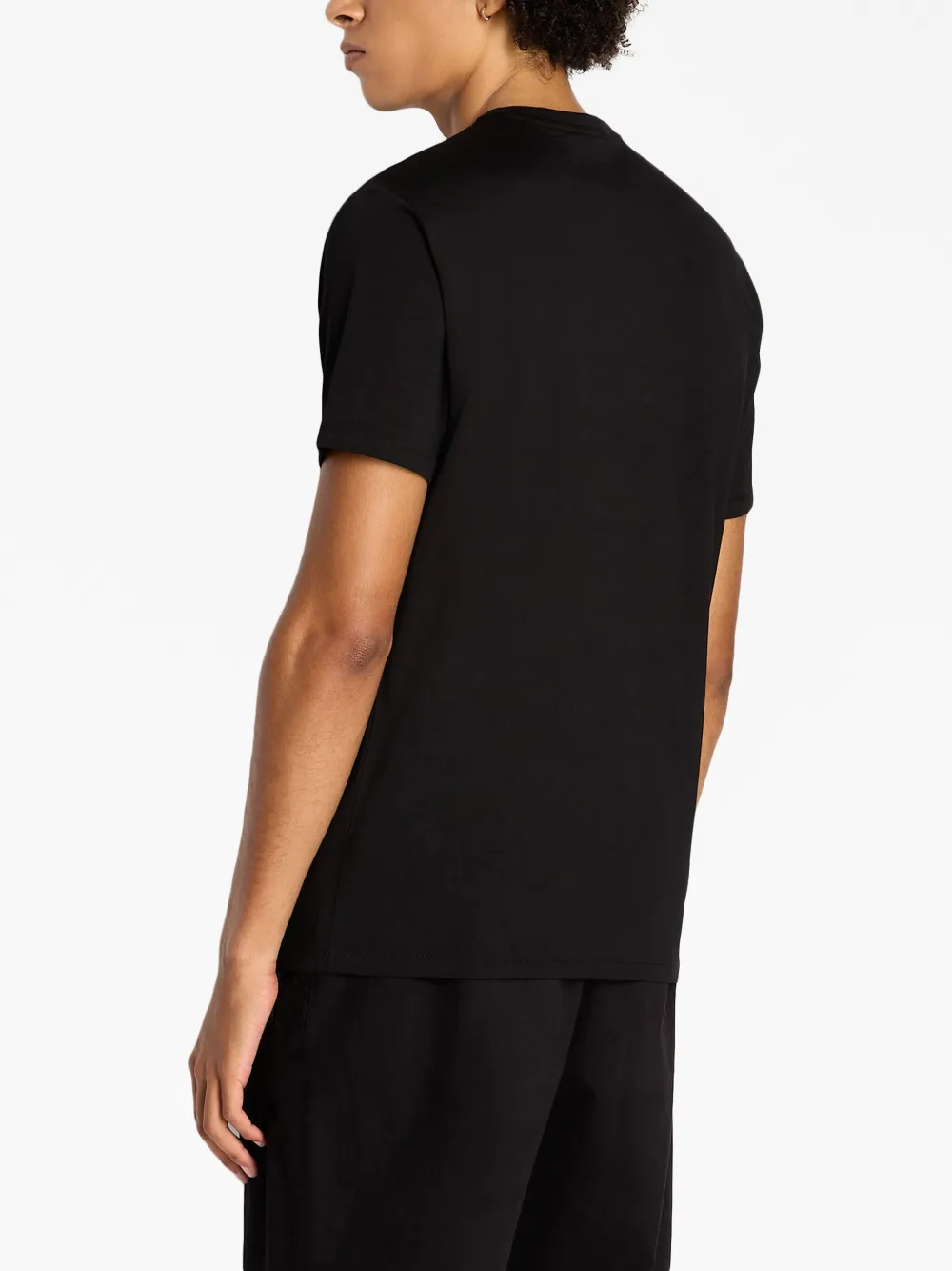 Armani Exchange rhinestonelogo Cotton Tshirt Farfetch