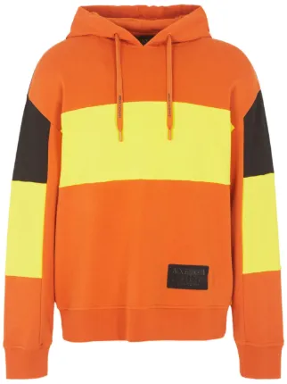 Armani exchange hoodie discount orange