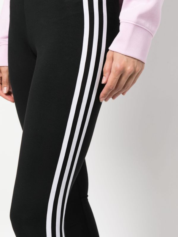 Adidas 3-Stripes stretch-cotton Leggings - Farfetch