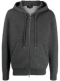 Dunhill long-sleeves zip-up hoodie - Grey
