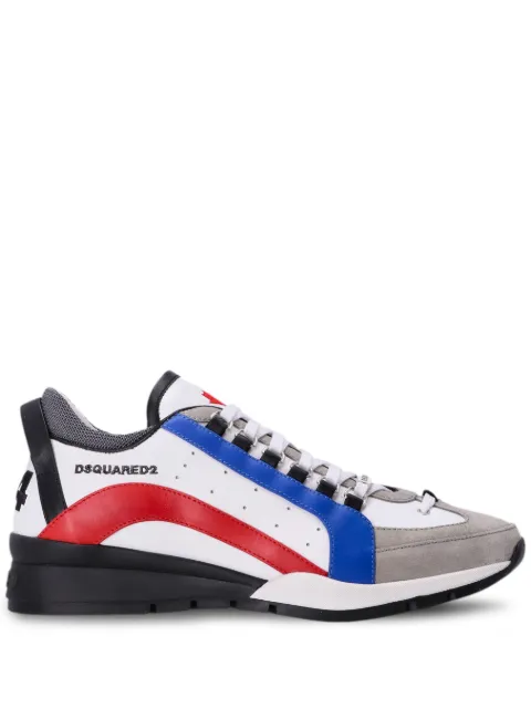 DSQUARED2 logo-embroidered panelled sneakers Men