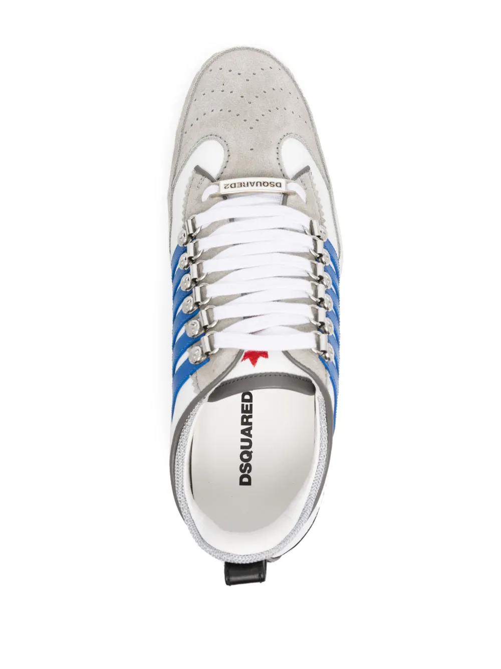 Disqued DSQUARED2 Boxer striped low-top sneakers Men