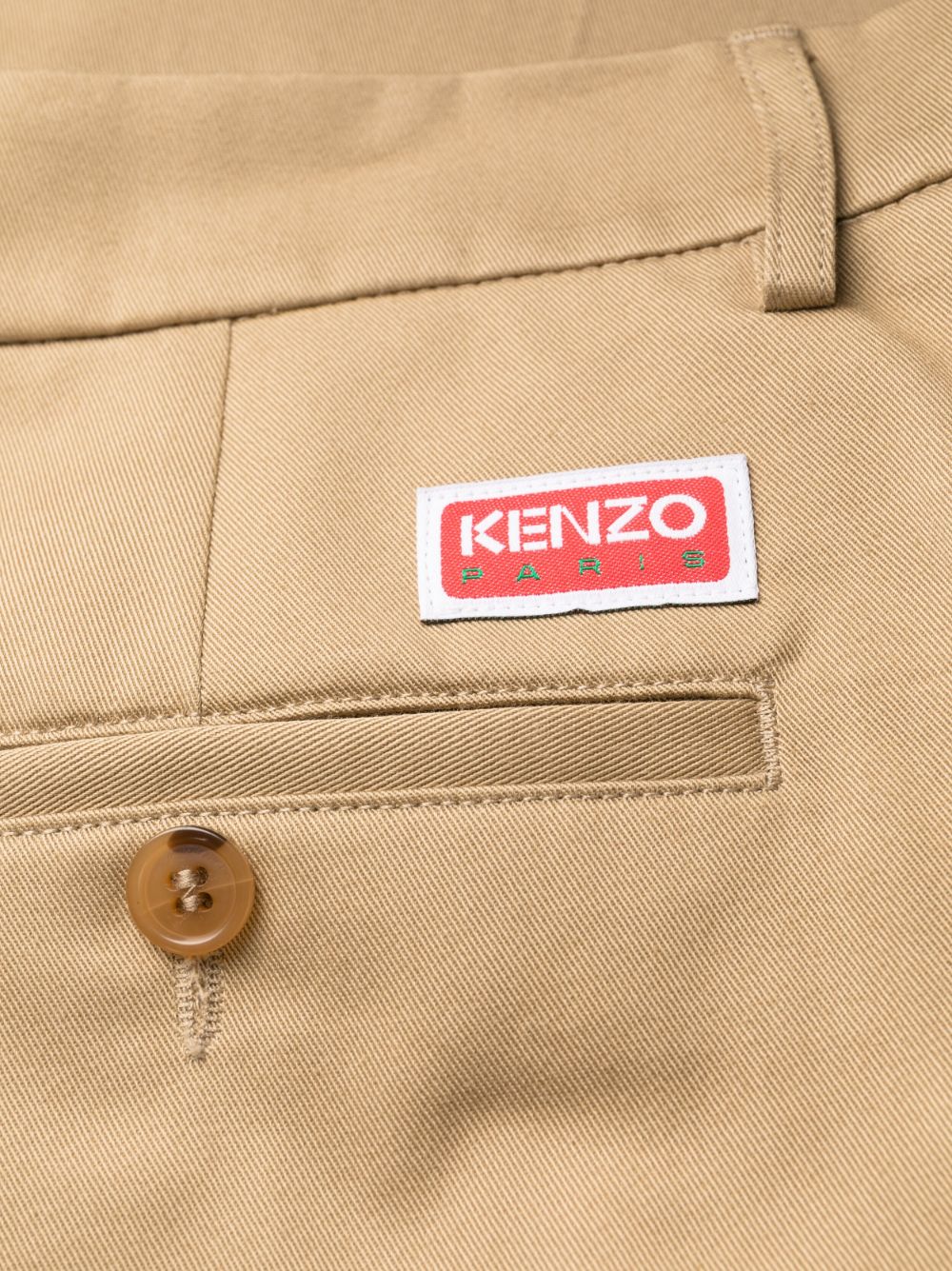 Kenzo straight-leg cotton trousers Men