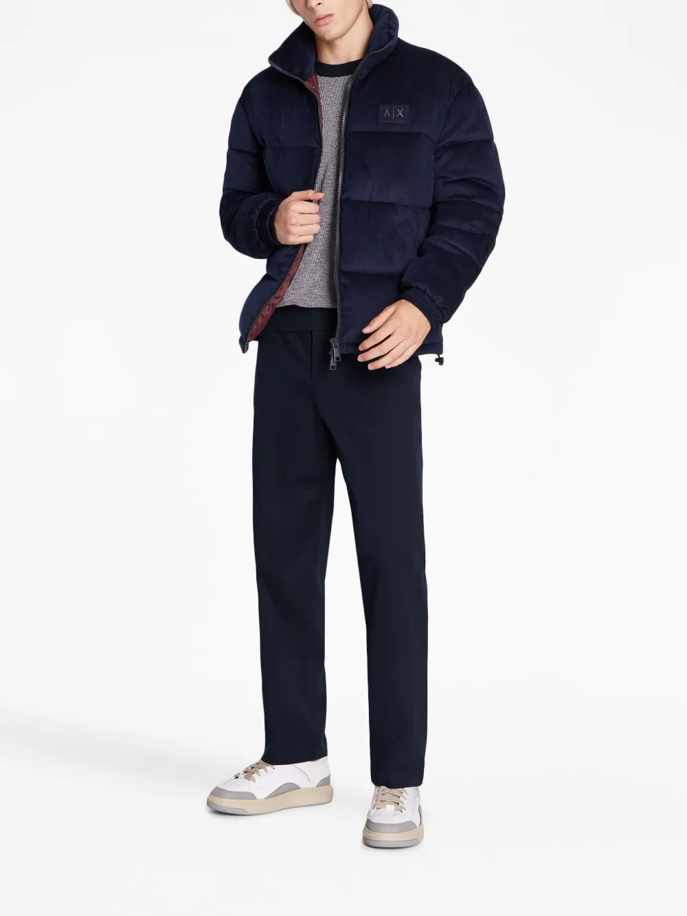 Armani Exchange Gebreide trui - Grijs