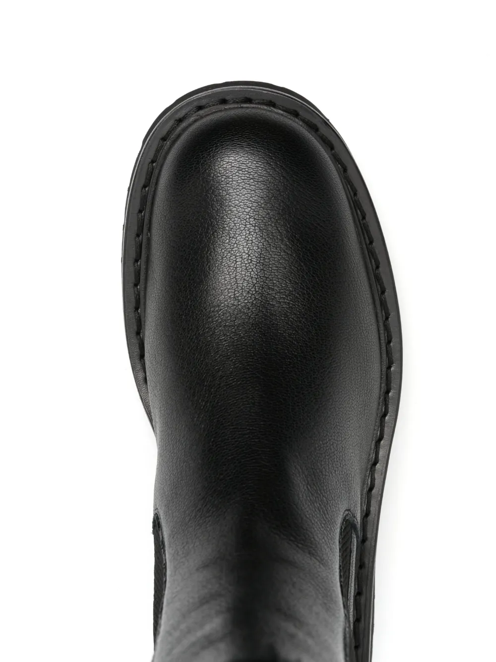 Ferragamo Laarzen met logoplakkaat Zwart