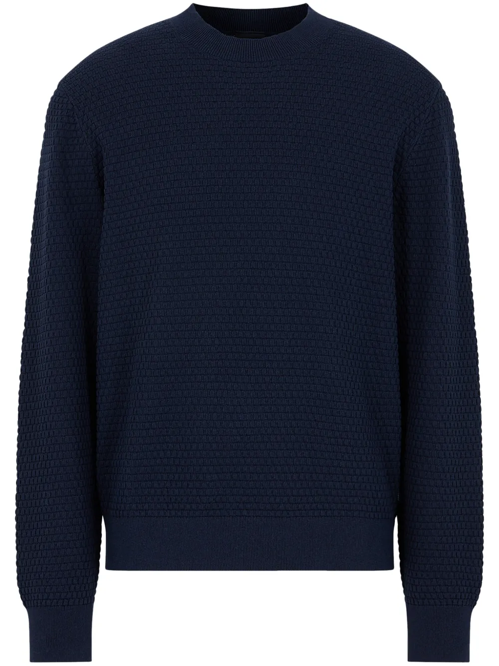 Mens blue crew neck on sale jumper