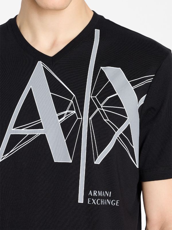 Armani Exchange Camiseta Com Estampa De Logo Farfetch