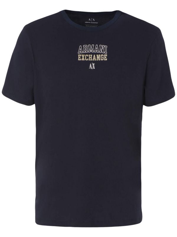 Armani Exchange Logo Print T-shirt - Farfetch