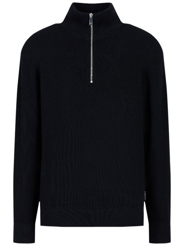 Armani half zip jumper new arrivals