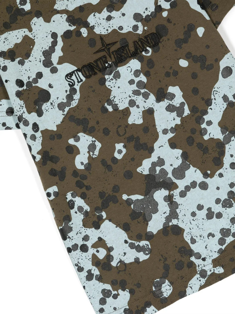 Stone Island Junior カモフラージュ Tシャツ | グリーン | FARFETCH JP