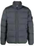 Stone Island Compass-patch padded down jacket - Grey