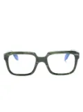 Cutler & Gross two-tone square-frame glasses - Blue