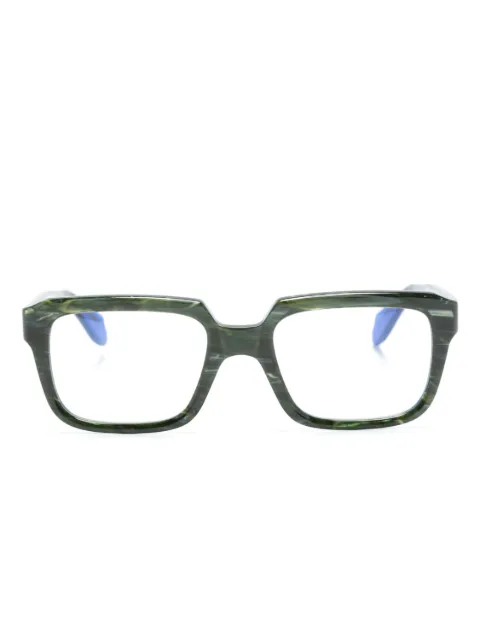 Cutler & Gross two-tone square-frame glasses