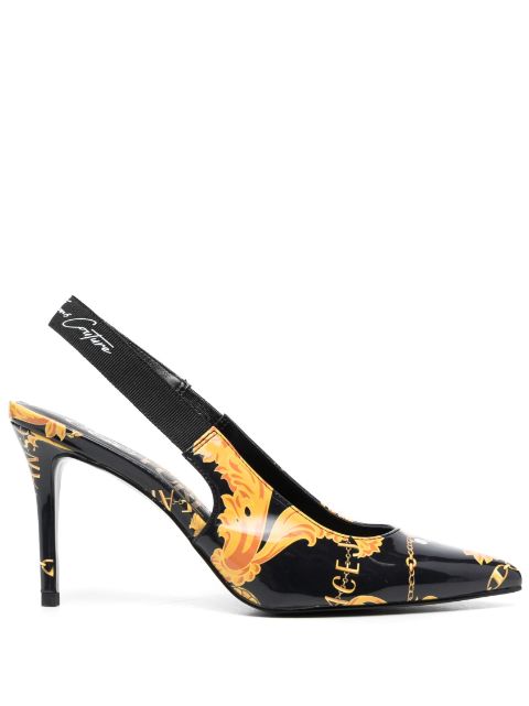 Versace Jeans Couture Couture 90mm slingback pumps