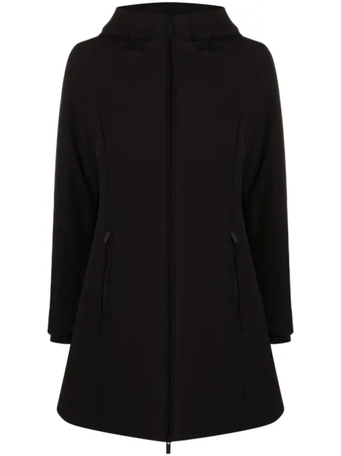 Woolrich padded hooded raincoat
