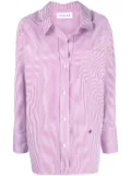 Câllas Milano Petra striped boyfriend shirt - Purple