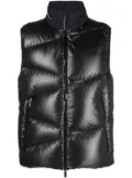 Moncler zip-up padded gilet - Black