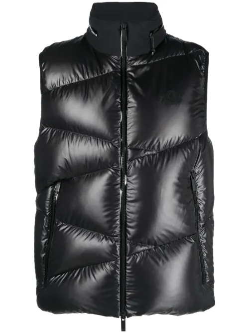 Gilet matelassé à fermeture zippée - Moncler - Modalova