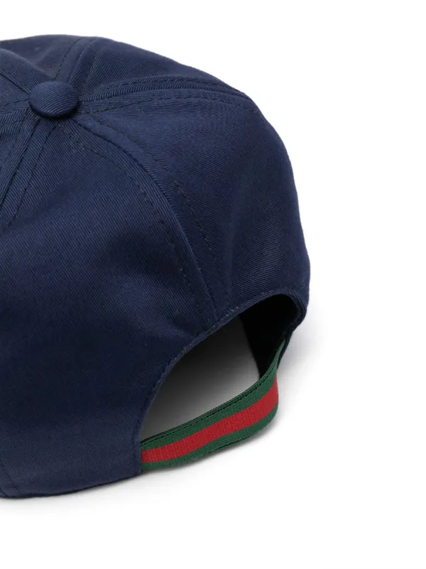 GUCCI kids帽子 Children's GG canvas baseball hat in white | GUCCI® CA