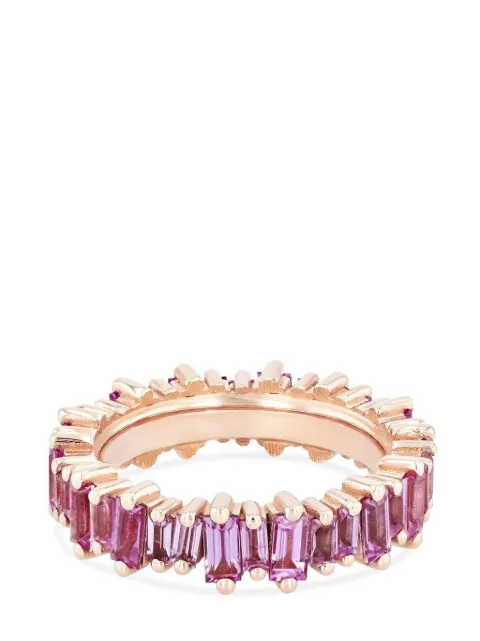 Suzanne Kalan 18kt rose gold sapphire band ring