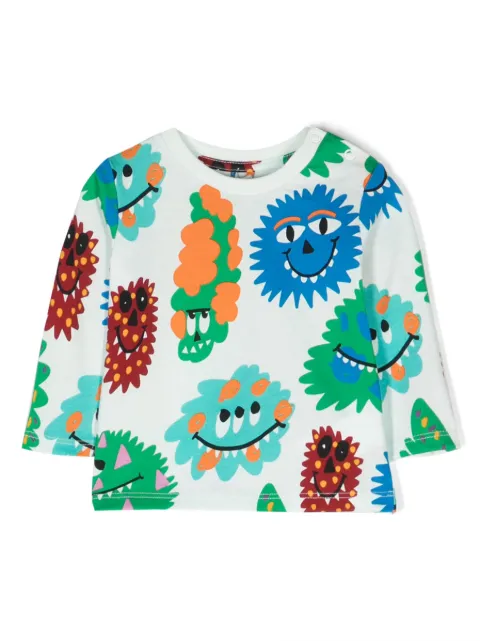 Stella McCartney Kids graphic-print organic cotton top