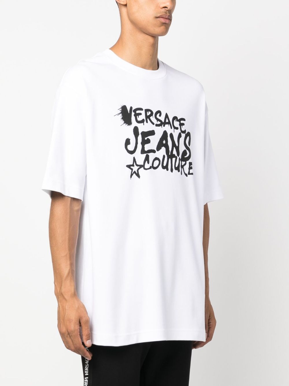 Versace Jeans Couture logo-print cotton T-shirt Men