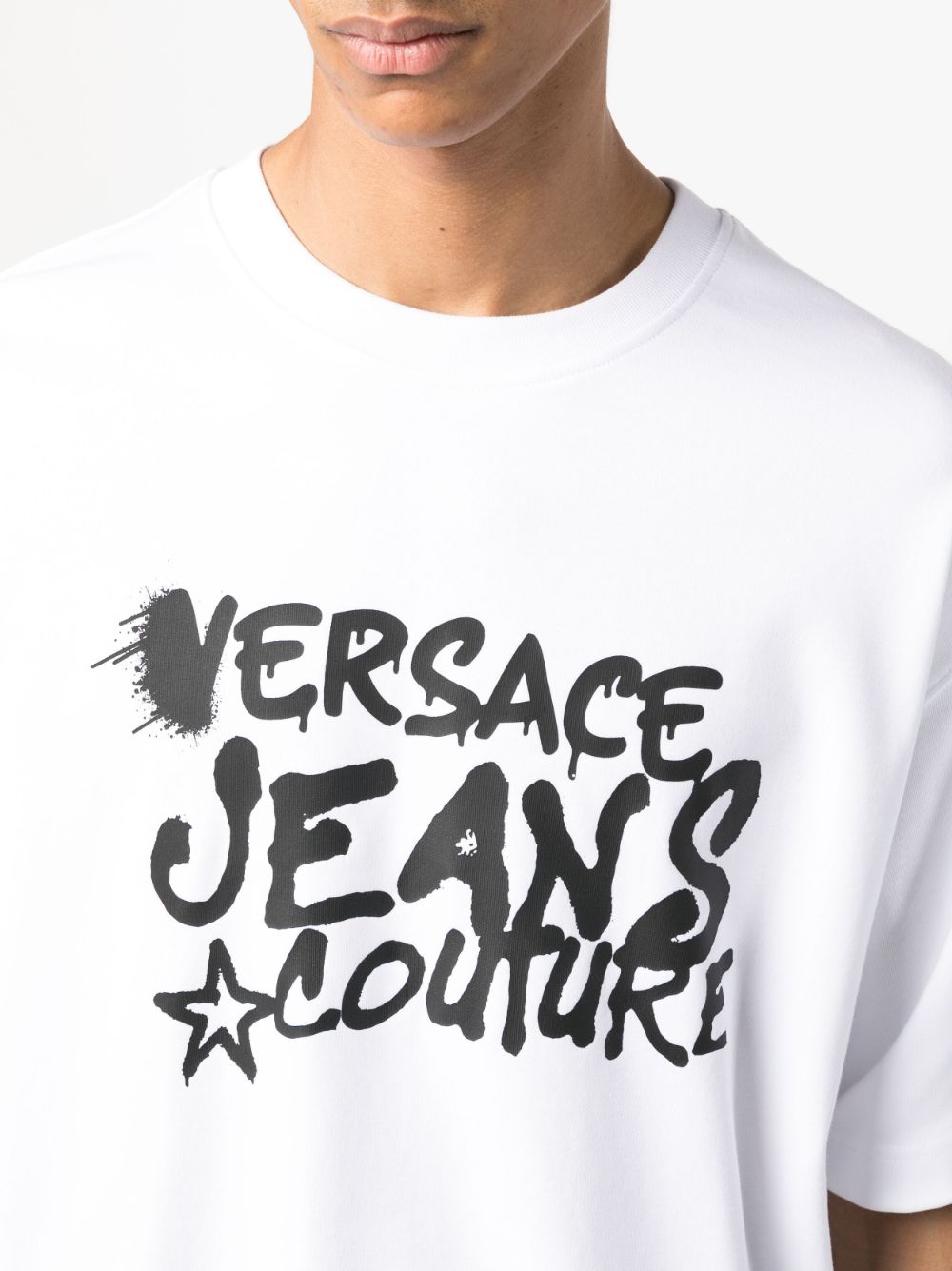 Versace Jeans Couture logo-print cotton T-shirt Men