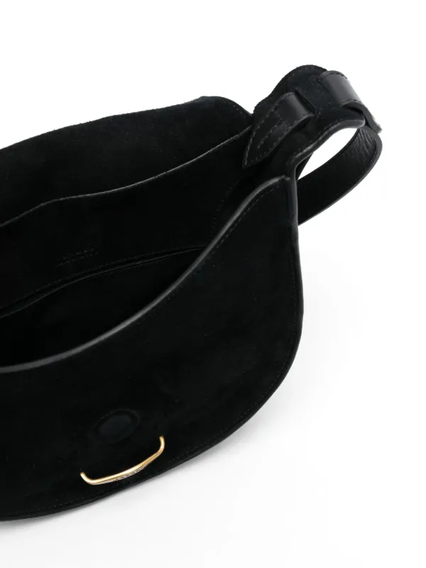 Black suede crossbody 2025