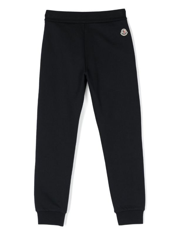 Moncler Enfant logo print Cotton Track Pants Farfetch