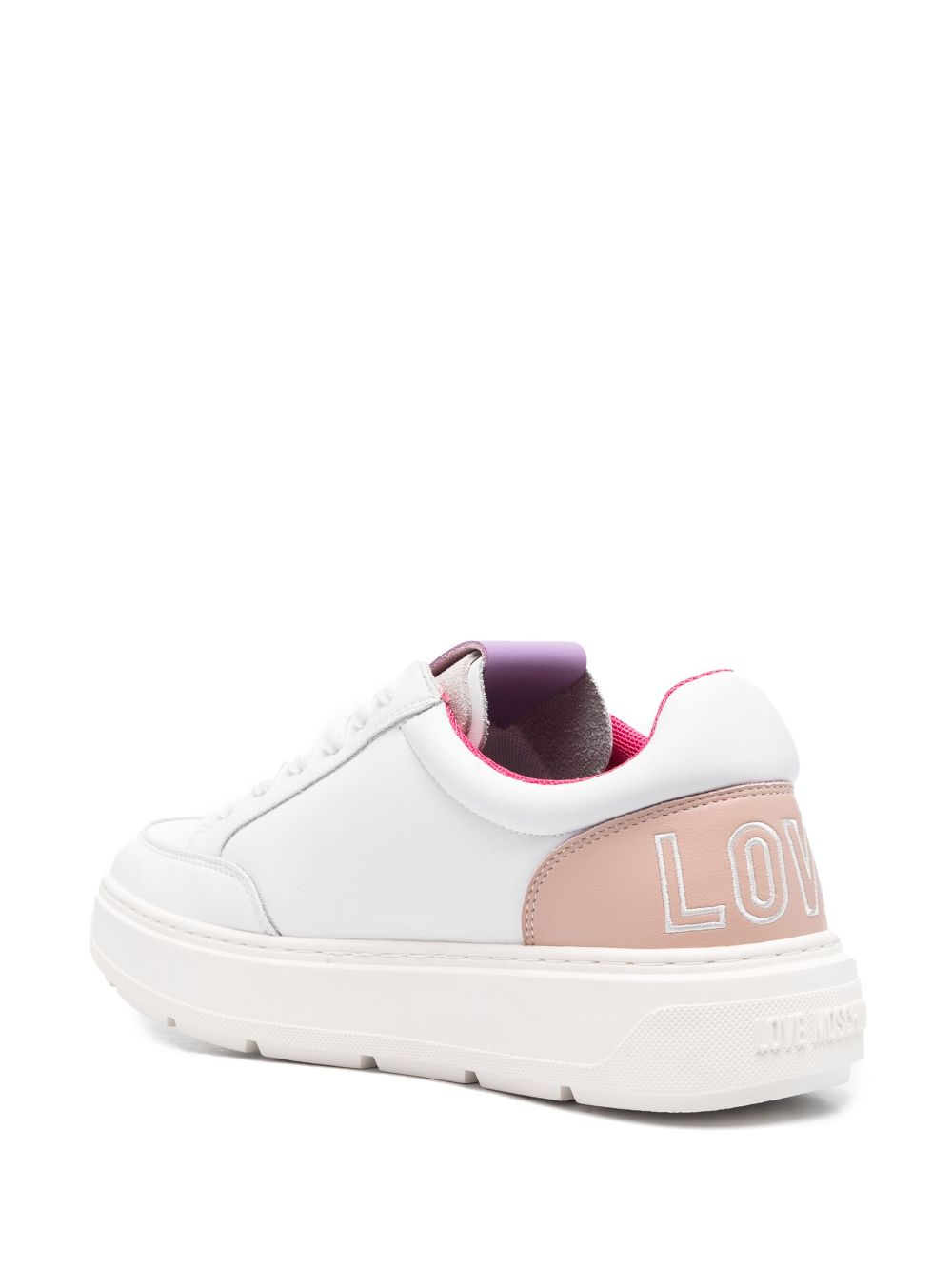 Love Moschino heart-motif low-top sneakers Women