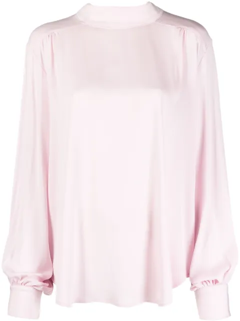 Société Anonyme bow-detail silk blouse
