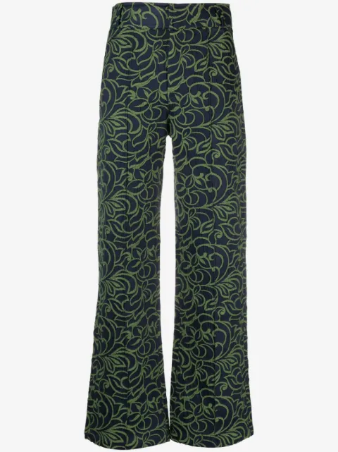 DESTREE Yoshitomo jacquard trousers